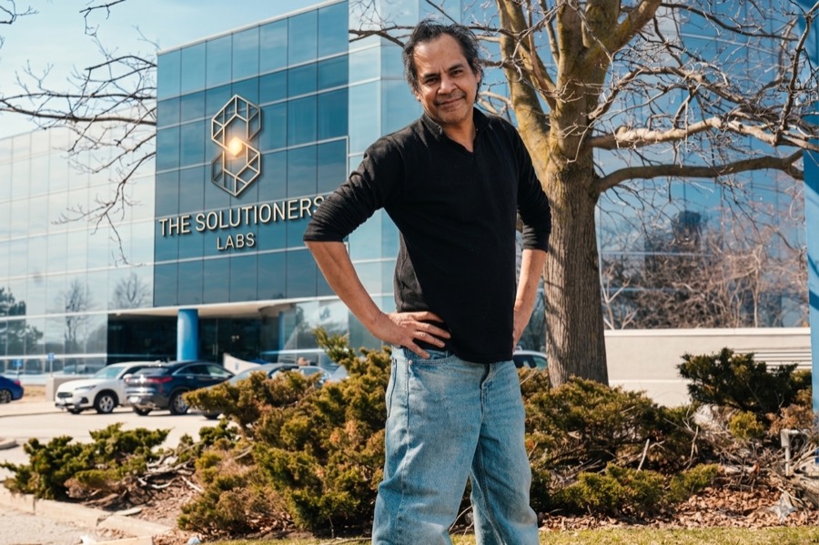 Nasir Teherany outside The Solutioners Labs